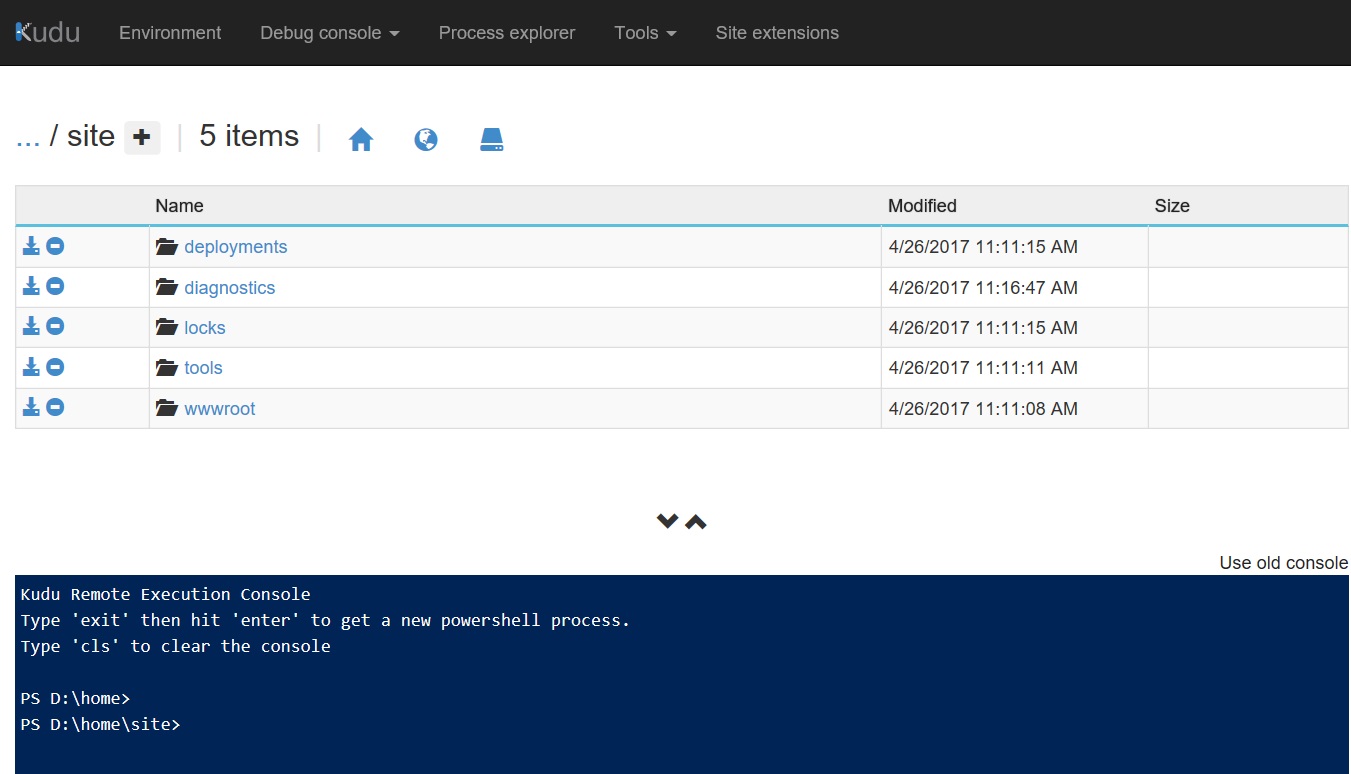Kudu Download wwwroot