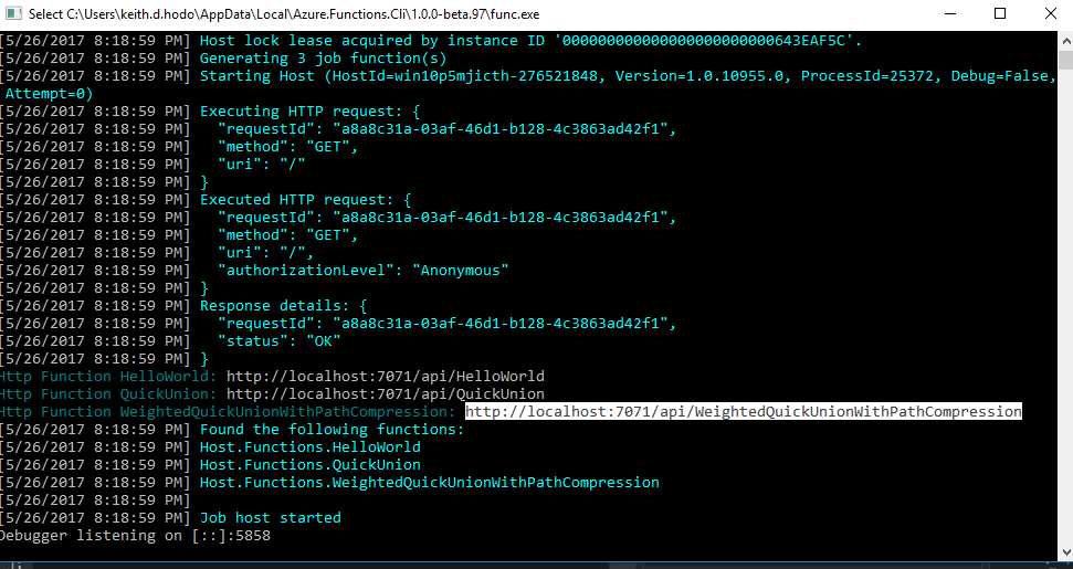 WeightedQuickUnion Running Locally