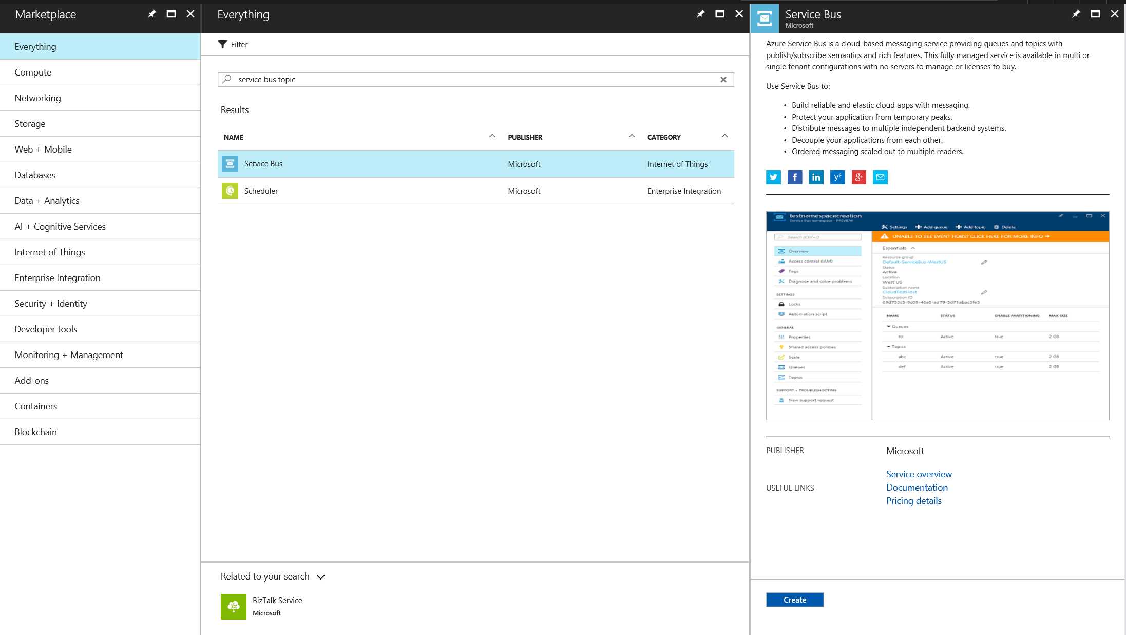 Creating The ServiceBus